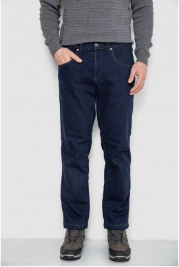 Джинси чоловічі утеплені, колір синій, 129R9834-2