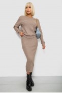 Костюм женский повседневный, цвет мокко, 257R130 оптом - фото № 0