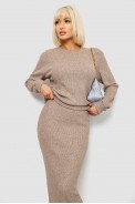 Костюм женский повседневный, цвет мокко, 257R130 оптом - фото № 1