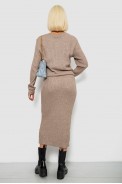 Костюм женский повседневный, цвет мокко, 257R130 оптом - фото № 3