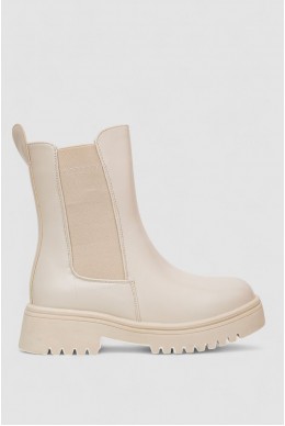 Черевики жіночі зимові на хутрі  -уцінка, колір бежевий, 243RPM3143-U-3