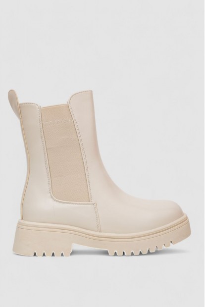 Черевики жіночі зимові на хутрі  -уцінка, колір бежевий, 243RPM3143-U-3