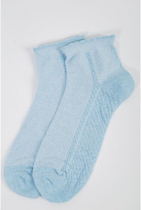 Шкарпетки жіночі, колір блакитний, 151R017-1
