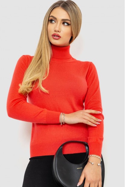 Гольф женский  -уцінка, колір кораловий, 244R2026-U-6