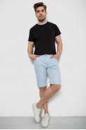 Шорти чоловічі джинсові  -уцінка, колір світло-блакитний, 238R2025-U-17 - фото № 1