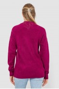 Светр жіночий вовняний  -уцінка, колір фуксія, 244R0390-U-3 - фото № 3