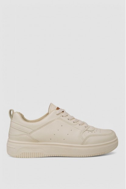 Кеды женские, цвет бежевый, 248RR112