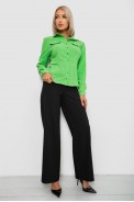 Рубашка женская однотонная, цвет салатовый, 230R211 оптом - фото № 1