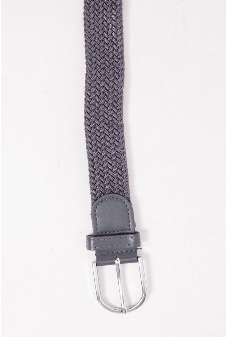 Купить Трикотажный ремень унисекс, серого цвета, 196R35T1 - Фото №2