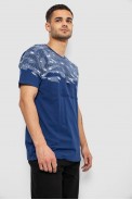 Футболка мужская с принтом, цвет синий, 244R2917 - фото № 2