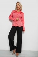Рубашка женская однотонная, цвет коралловый, 230R068-10 - фото № 1