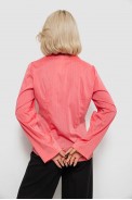 Рубашка женская однотонная, цвет коралловый, 230R068-10 - фото № 3
