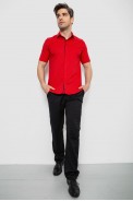 Мужская рубашка с принтом, цвет красный, 186R7130 оптом - фото № 1