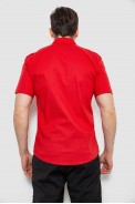 Мужская рубашка с принтом, цвет красный, 186R7130 оптом - фото № 3