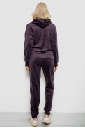 Спортивний костюм жіночий велюровий, колір темно-сливовий, 257R4122 оптом - фото № 3