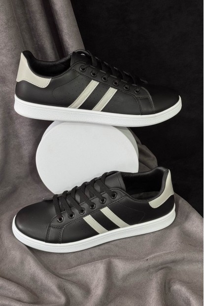 Кеди чоловічі, колір чорно-сірий, 248RR217