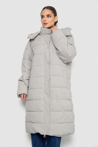 Куртка женская удлиненная батал  -уценка, цвет светло-оливковый, 207R006-1-U-7