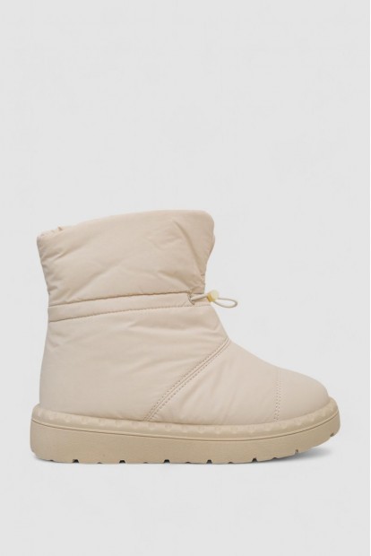 Дутики жіночі зимові на хутрі  -уцінка, колір бежевий, 248RFM11-U-6