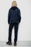 Спортивный костюм женский велюровый, цвет синий, 257R4122 - фото № 4