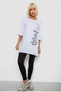 Футболка женская с принтом, цвет белый, 244R2008 - фото № 1
