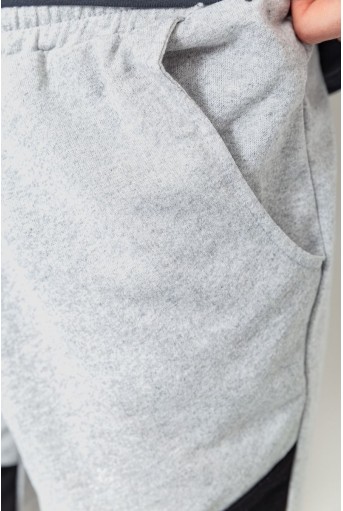 Купить Шорты мужские прямого кроя, цвет светло-серый, 214R006 - Фото №5