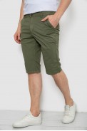 Шорти чоловічі  -уцінка, колір хакі, 244RLS24-0180-U-12 - фото № 2