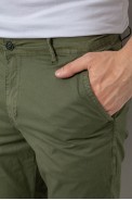 Шорти чоловічі  -уцінка, колір хакі, 244RLS24-0180-U-12 - фото № 4