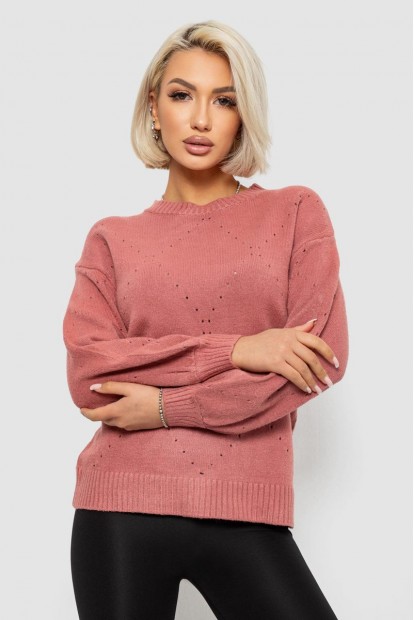 Светр жіночий, колір пудровий, 244R2026-8