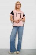 Футболка жіноча з принтом, колір персиковий, 244R2311-5 - фото № 1