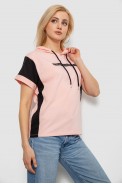 Футболка жіноча з принтом, колір персиковий, 244R2311-5 - фото № 2