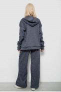 Спортивний костюм женский однотонный, цвет джинс, 244R0428-1 - фото № 3