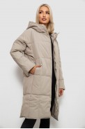 Куртка женская зимняя, цвет темно-бежевый, 244R8832 Куртка женская зимняя, цвет темно-бежевый, 244R8832 - фото № 2