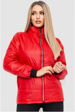 Куртка женская демисезонная  -уценка, цвет красный, 244R012-U-4