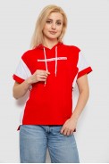 Футболка женская с принтом, цвет красный, 244R2311-5 - фото № 0