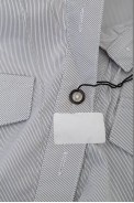 Рубашка классическая в полоску  -уценка, цвет серый, 230R641-U-29 оптом - фото № 5