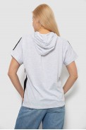 Футболка женская с принтом, цвет серый, 244R2311-5 - фото № 3