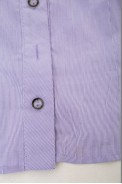 Сорочка класична в смужку  -уцінка, колір бузковий, 230R641-5-U-44 оптом - фото № 5