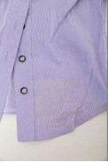 Сорочка класична в смужку  -уцінка, колір бузковий, 230R641-5-U-48 оптом - фото № 5