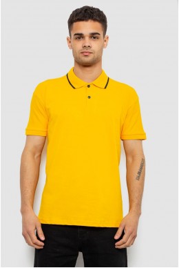 Поло чоловіче однотонне, колір жовтий, 244R2120-5
