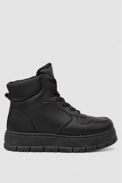 Кроссовки женские зимние на меху, цвет черный, 248RBL5