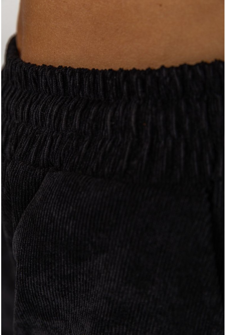 Купить Женские вельветовые штаны, черного цвета, 102R270 - Фото №6