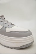 Кроссовки женские зимние на меху. -уценка, цвет бело-серый, 248RAM04-86-U-3 - фото № 8