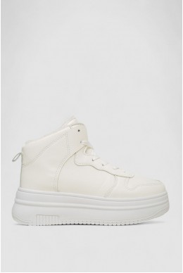 Кросівки жіночі зимові на хутрі  -уцінка, колір білий, 248RAM01-U-7