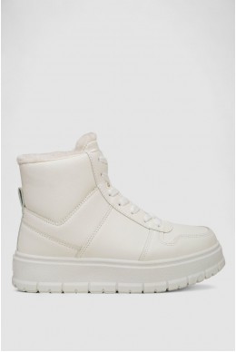 Кроссовки женские зимние на меху  -уценка, цвет белый, 248RMB07-U-3