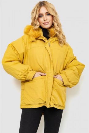 Куртка женская, цвет горчичный, 235R202