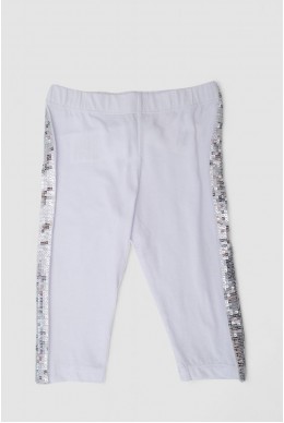 Велотреки для девочек  -уценка, цвет белый, 247R514-U-4