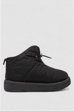 Дутики женские зимние на меху, цвет черно-серый, 248RFM400