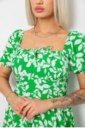 Платье женское с принтом софт, цвет зеленый, 257R811-2 - фото № 4