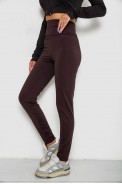 Лосини однотонні  -уцінка, колір шоколадний, 238R58650-U-1 - фото № 2