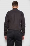 Сорочка чоловіча з принтом, колір чорний, 214R3092 - фото № 3